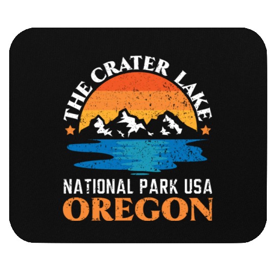 The Crater Lake National Park USA Oregon America Mouse Pads