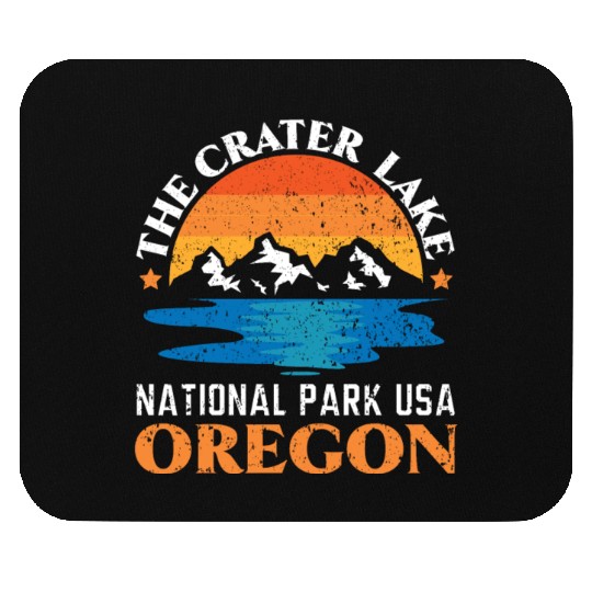The Crater Lake National Park USA Oregon America Mouse Pads