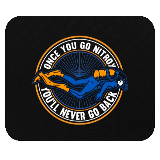 Scuba Diving Diver Mouse Pads