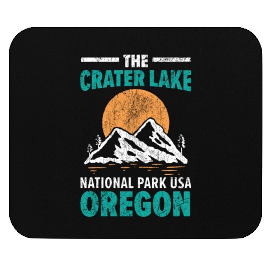 The Crater Lake National Park USA Oregon America Mouse Pads