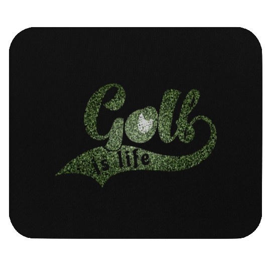 GOLF IS LIFE Distressed Look Mouse Pads