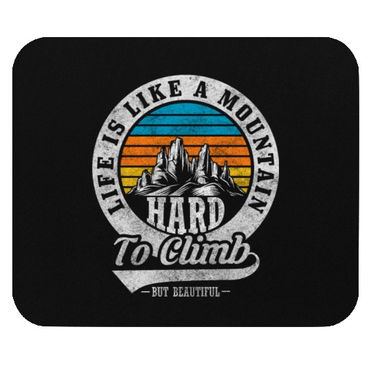 Mountains Nature Rock Climbing Mouse Pads