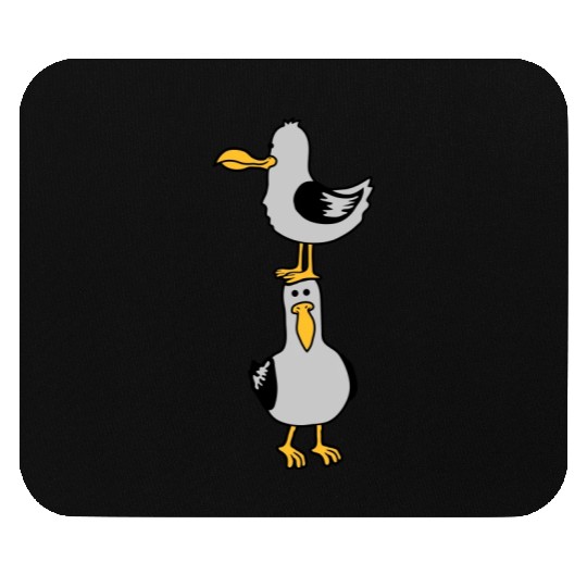 seagull team 2 friends Mouse Pads