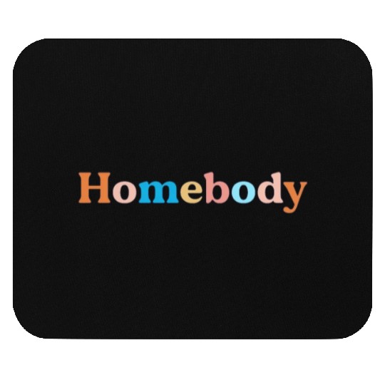 Retro Homebody Rather Be Inside Vintage Introvert Mouse Pads