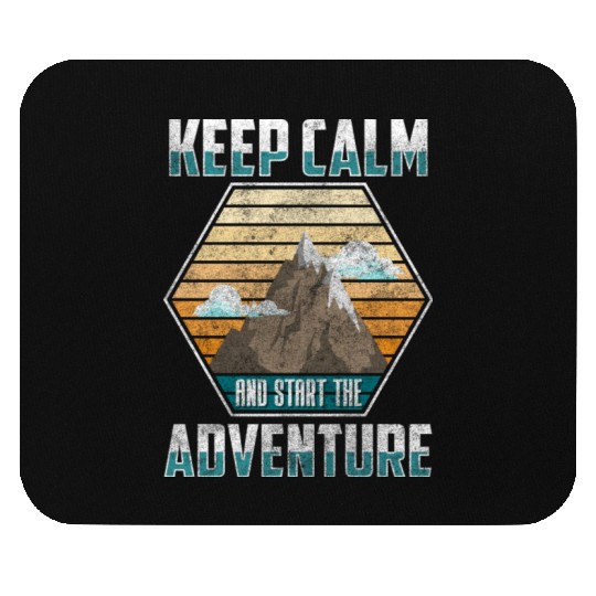 Mountaineering Hiking Rock Climbing Mountains Mouse Pads