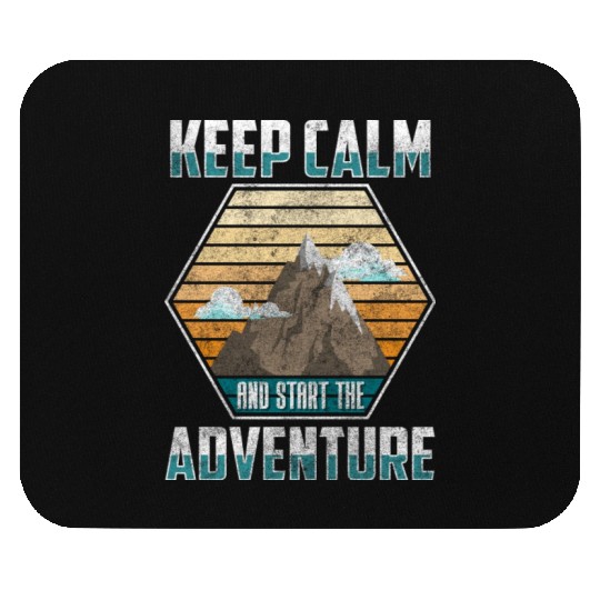 Mountaineering Hiking Rock Climbing Mountains Mouse Pads