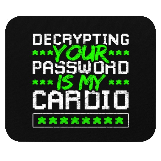 Cyber Security Password Decryption Mouse Pads