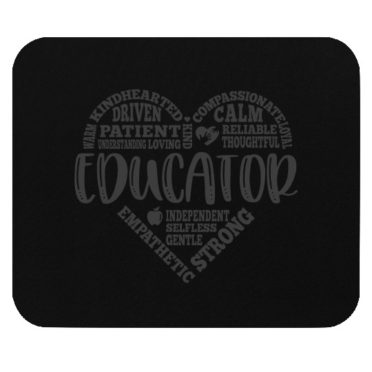 Educator Teacher appreciation subway art Mouse Pads