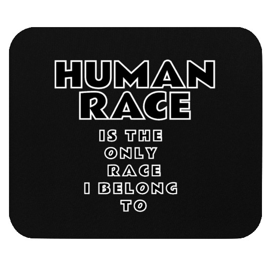 Human race Mouse Pads