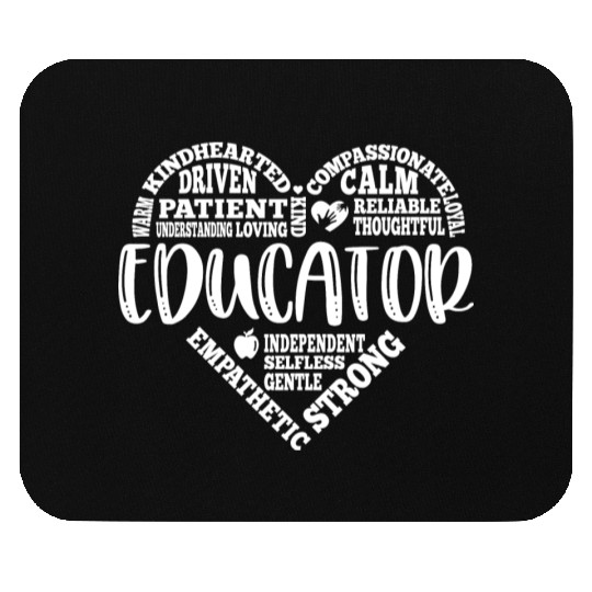 Educator Teacher appreciation subway art Mouse Pads