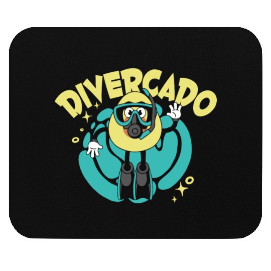 Scuba Diving Diver Mouse Pads