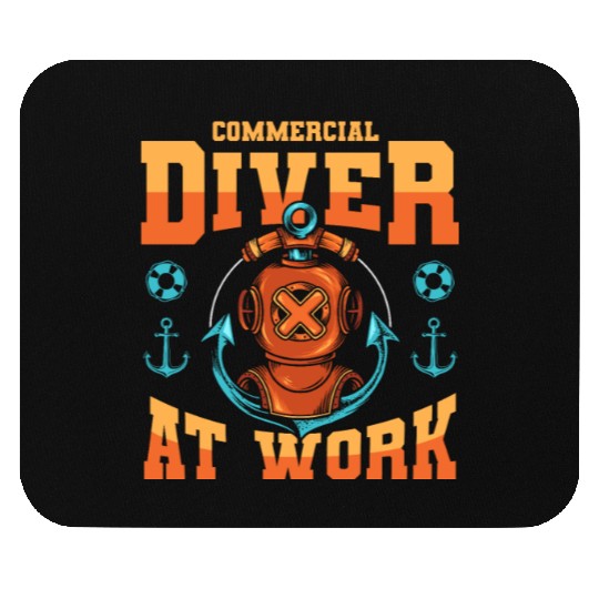 Scuba Diving Diver Mouse Pads