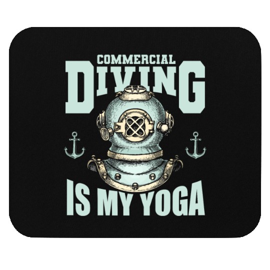 Scuba Diving Diver Mouse Pads