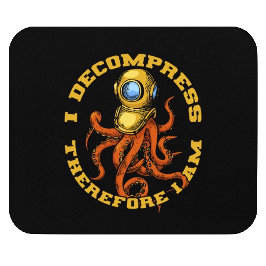 Scuba Diving Diver Mouse Pads