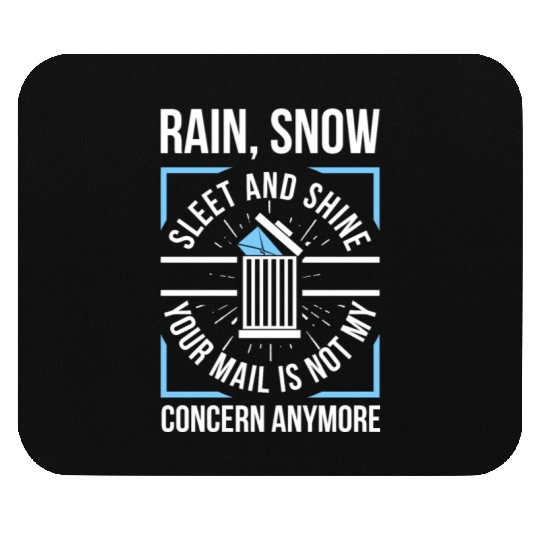 Retired Postal Worker Retirement Mailman Postman Mouse Pads