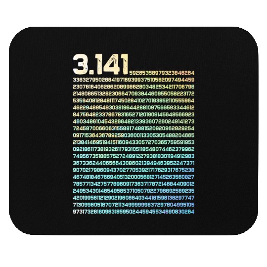 3.14 Math Physics Irrational Number 3.14 Pi Day Mouse Pads