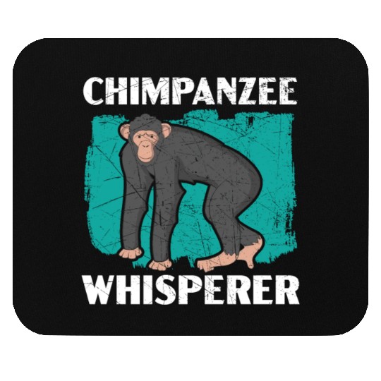 Chimpanzee Whisperer Monkey Animal Zookeeper Mouse Pads