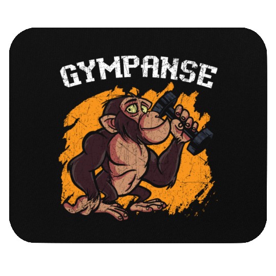Gympanse Chimpanzee Monkey Animal Zookeeper Mouse Pads