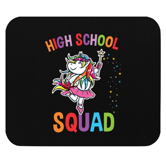 High School Squad Unicorn Back To School Mouse Pads