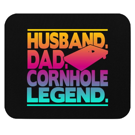 Husband Dad Cornhole Legend Classic Mouse Pads