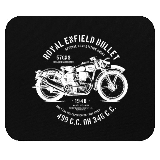 Royal Enfied Bullet 1948 Classic Mouse Pads