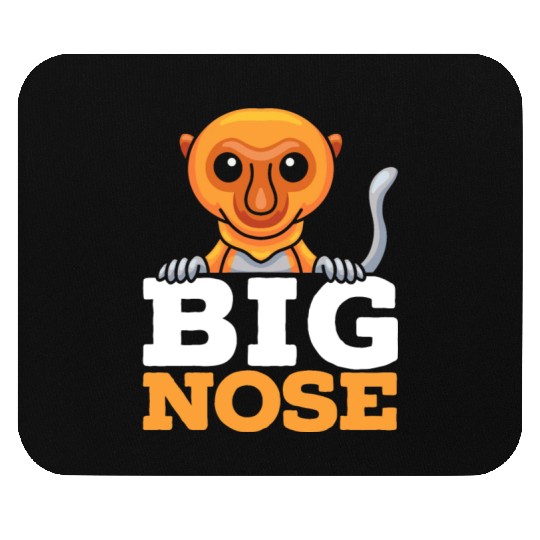 Big Nose Proboscis Monkey Ape Wildlife Zookeeper Mouse Pads