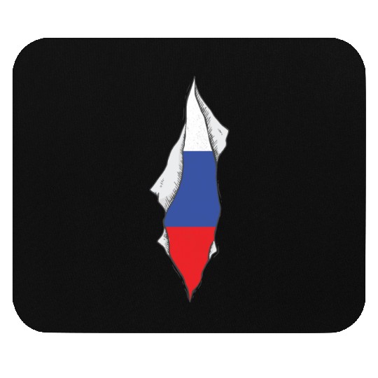 Russia flag proud Russian Mouse Pads