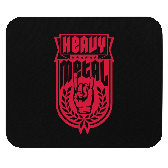 Banner heavy metal logo Mouse Pads