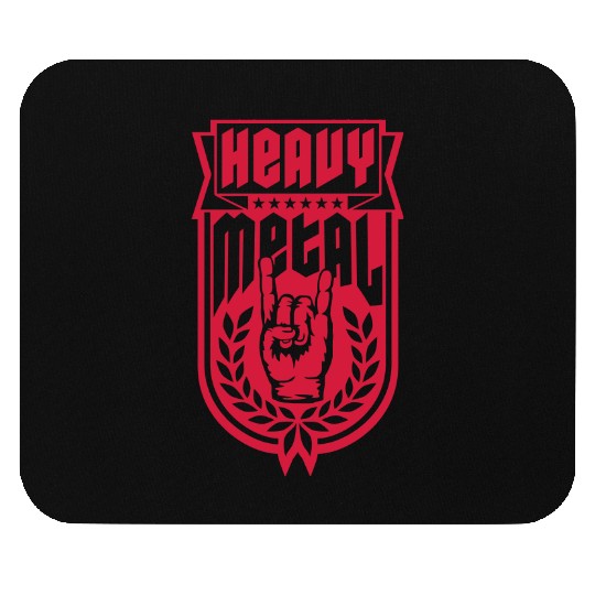 Banner heavy metal logo Mouse Pads