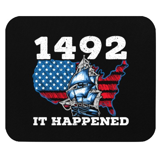 Columbus Day Christopher Columbus Navigator Mouse Pads