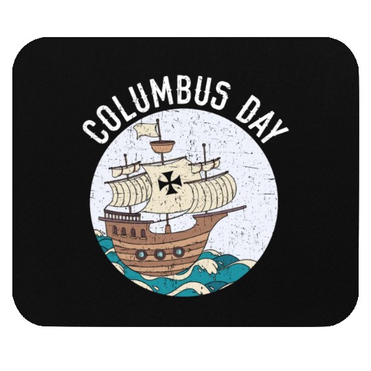 Columbus Day Christopher Columbus Italian American Mouse Pads