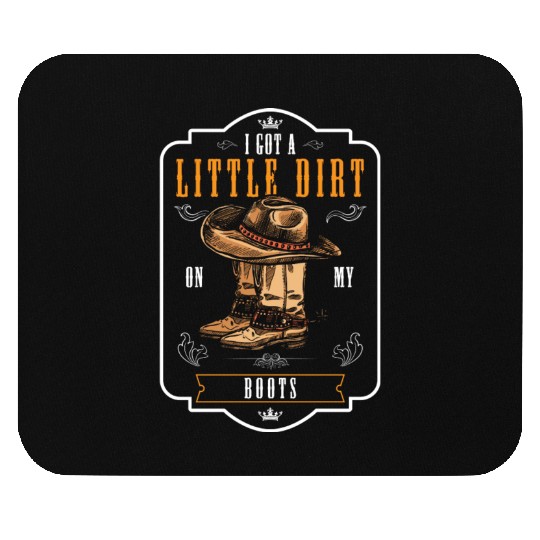 Cowboy Revolver Sheriff Star Gunslinger Mouse Pads