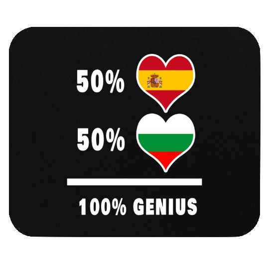 Bulgaria and Spain genius / gift Mouse Pads