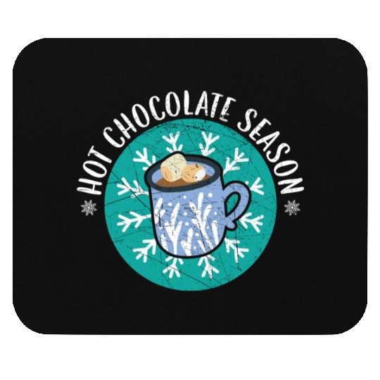 Hot Chocolate Season Snow Winter Season Drink Mouse Pads