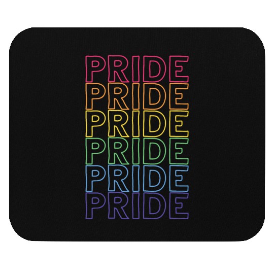 Lgbtq Gay Pride Month Rainbow Love Is Love Mouse Pads