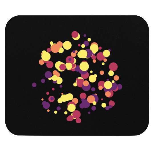 abstract circles pattern Mouse Pads