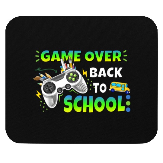 Controller Game Over Back To School Gaming Lover Mouse Pads