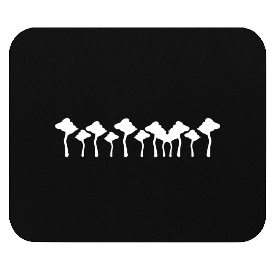 Trees icon line forest nature Mouse Pads