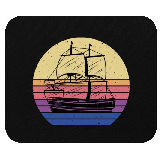 Pirate Ship Mouse Pads