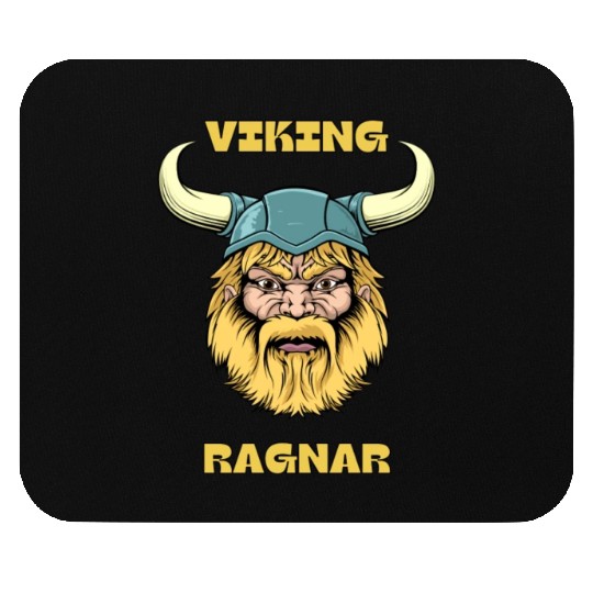 Yellow and blue vikings Mouse Pads template 11 17 in
