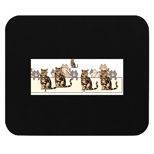 Beautiful cats illustration 2 Mouse Pads