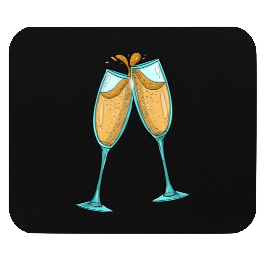 Champagne Glasses / Cheers Mouse Pads
