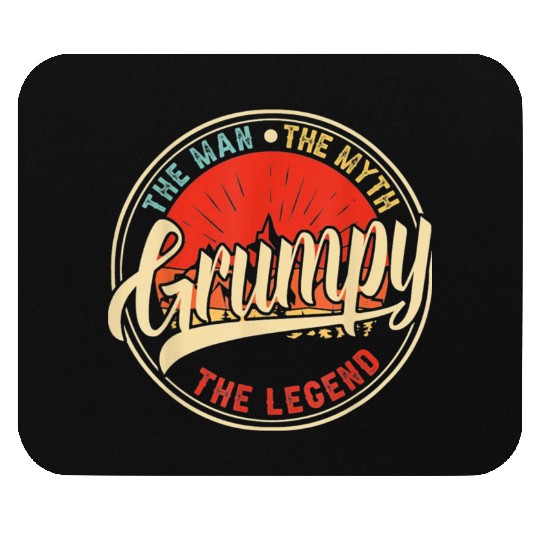 Grumpy The Man The Myth The Legend Mouse Pads
