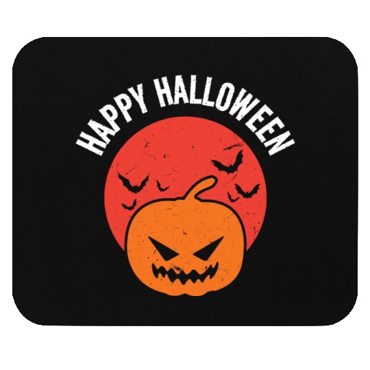 Halloween Trick Or Treat Pumpkin Happy Halloween Mouse Pads