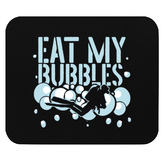 Scuba Diving Diver Mouse Pads