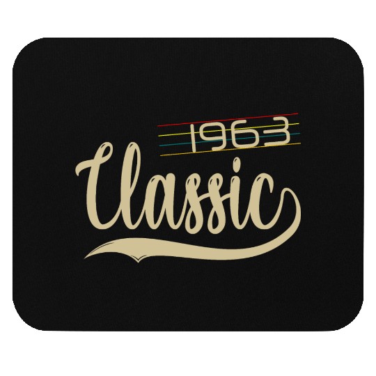 CLASSIC RETRO MADE IN 1963 55TH BIRTHDAY GIDTS 55 Mouse Pads