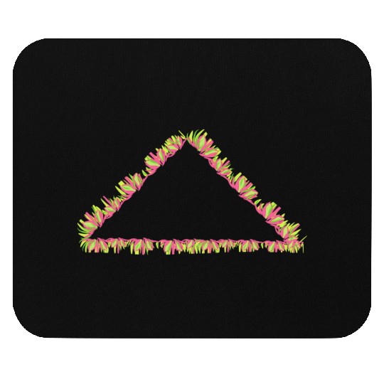 triangle nature icon grass Mouse Pads