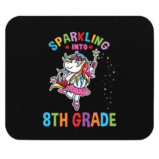 Sparkling Into 8th Grade Back To School Mouse Pads