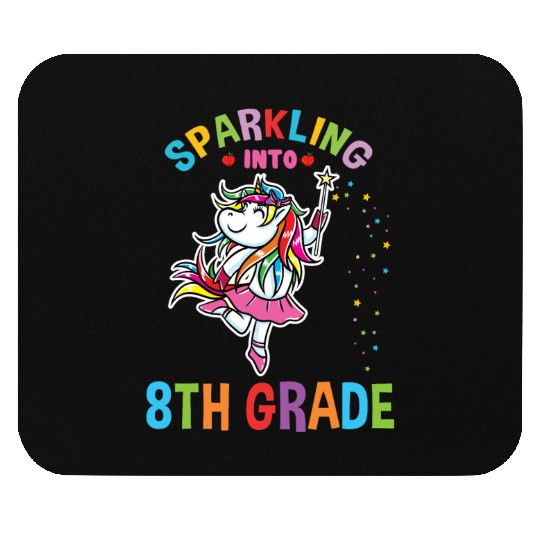 Sparkling Into 8th Grade Back To School Mouse Pads