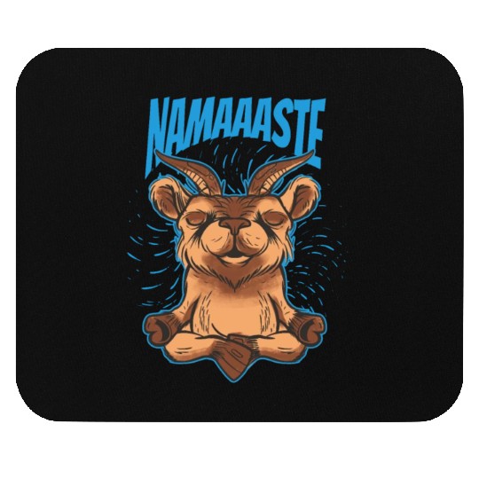 Goat Making Yoga Mouse Pads